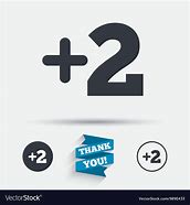 Image result for Plus Two Sign