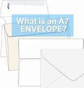 Image result for What Is A7 Envelope
