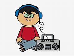 Image result for Listening to Radio Clip Art