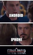 Image result for Apple and Android Memes