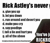 Image result for Know Your Meme Rick Roll