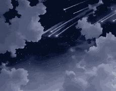 Image result for Anime Sky Stars GIF