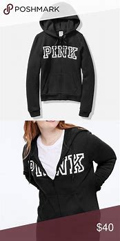 Image result for Victoria Secret Pink Zip Up Hoodie