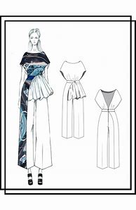 Image result for Technical Drawing Fashion Design