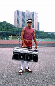 Image result for 80s Boombox Guy