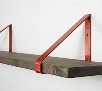 Image result for contemporary metal shelves bracket