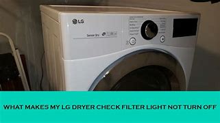 Image result for LG Dryer Check Filter CL