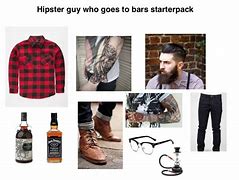 Image result for Hipster Starter Pack Meme