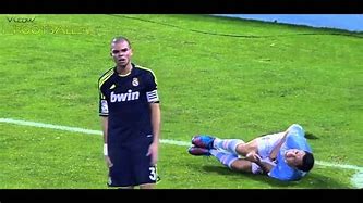 Image result for Pepe Footballer Fight