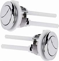 Image result for chrome bathroom flushing buttons