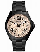 Image result for Women's Black Fossil Watch