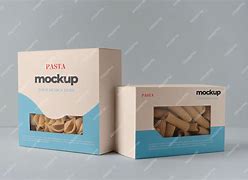 Image result for Pasta Box Mock Up