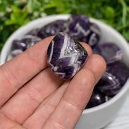Image result for Chevron Amethyst Tumbled