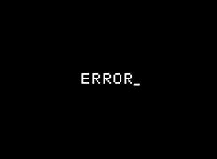 Image result for Old Error Screen