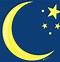 Image result for Moon Stars Clip Art Free JPEG