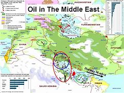 Image result for Middle East Oil Map