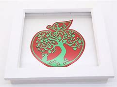 Image result for Framed Art Red Apple Tree