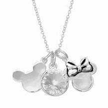 Image result for Swarovski Minnie Mouse Necklace for Adult