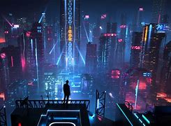 Image result for Future City Wallpaper Night