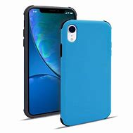 Image result for Blue iPhone XR in Green Case