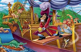 Image result for Disney Captain Hook and Smee