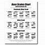 Image result for Bass Notes Chart