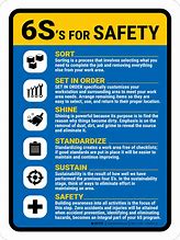 Image result for 6s Safety Signs