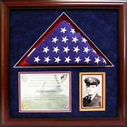 Image result for American Flag Shadow Box