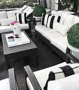 Image result for Black and White Outdoor Furniture