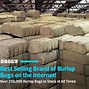 Image result for 100 Lb Burlap Sugar Bag