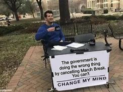 Image result for March Break Meme