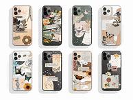 Image result for Clear Phone Case Stickers Aesthetic