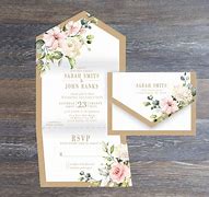 Image result for Foldable Wedding Invitations