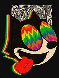 Image result for Trippy Felix the Cat Wallpaper
