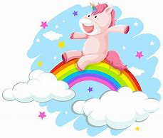 Image result for Rainbow Unicorn Vector