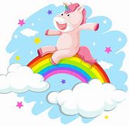 Image result for Unicorn and Rainbow Clip Art