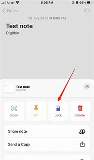 Image result for How to Lock Notes On iPhone