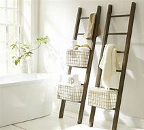 Image result for Blue Towel Rack Ladder