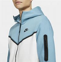 Image result for Nike Tech Fleece Baby Blue and White