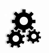 Image result for Black and White Gear Vector