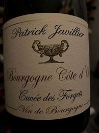 Patrick Javillier Bourgogne Cote d'Or Cuvee Forgets 的图像结果