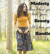 Image result for modesty