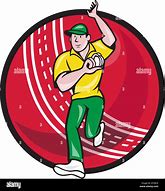 Image result for Cricket Bowling in Ground Cartoon