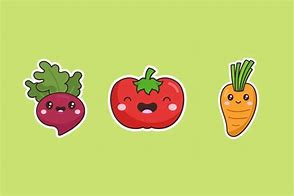 Image result for Cartoon Veggie Stickers