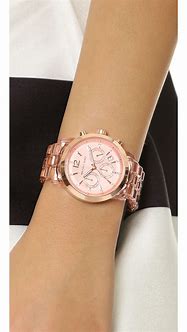 Image result for Rose Gold Watch with Pink Face