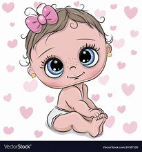 Image result for Cartoon Girl Babies