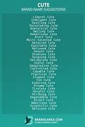 Image result for Cute Brand Names