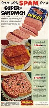 Image result for Vintage Spam Recipes