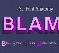 Image result for 3D Fonts
