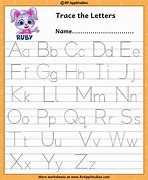Image result for Free Printable ABC Tracing Worksheets